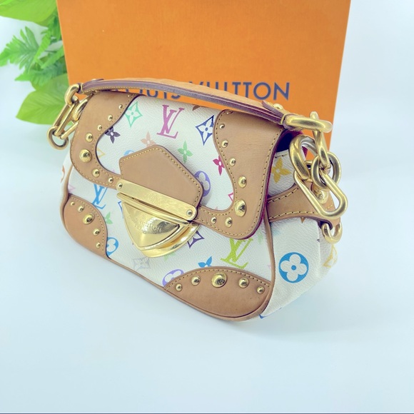 Louis Vuitton Multicolor Marilyn White bag Authentic - Picture 6 of 12